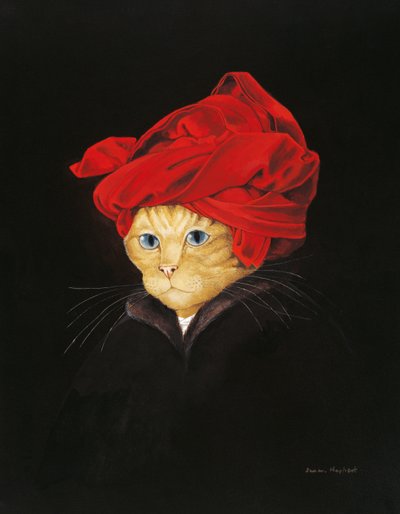 Ilustración de ¡Gatos en abundancia! Compendio de gatos cultos (pub. 2015) de Susan Herbert