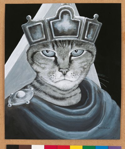 Ilustración de ¡Gatos en abundancia! Compendio de gatos cultos (pub. 2015) de Susan Herbert