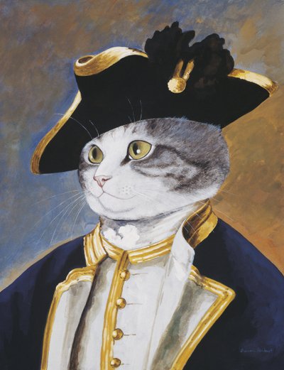 Ilustración de ¡Gatos en abundancia! Compendio de gatos cultos (pub. 2015) de Susan Herbert