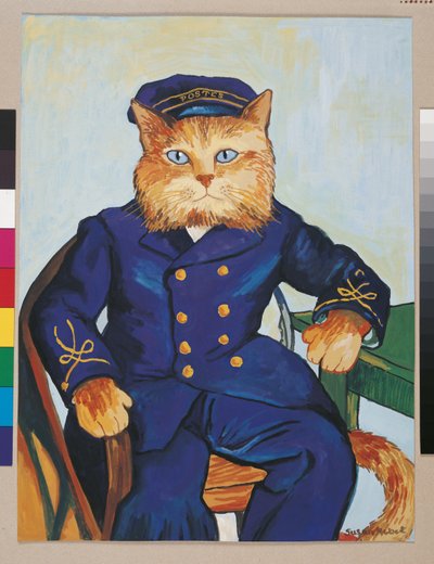 Ilustración de ¡Gatos en abundancia! Compendio de gatos cultos (pub. 2015) de Susan Herbert