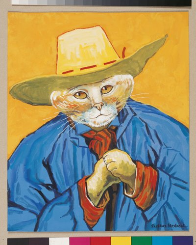 Ilustración de ¡Gatos en abundancia! Compendio de gatos cultos (pub. 2015) de Susan Herbert