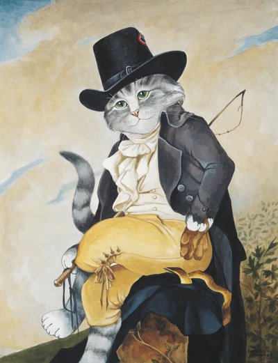 Ilustración de ¡Gatos en abundancia! Compendio de gatos cultos (pub. 2015) de Susan Herbert