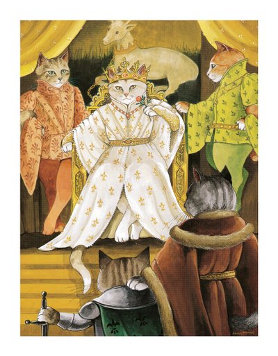 Ilustración de Gatos de Shakespeare: Poster Book (pub. 2016) de Susan Herbert