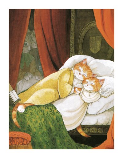 Ilustración de Gatos de Shakespeare: Poster Book (pub. 2016) de Susan Herbert