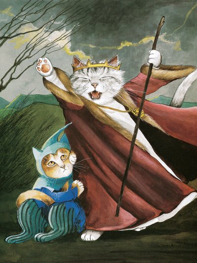 Ilustración de Gatos de Shakespeare: Poster Book (pub. 2016) de Susan Herbert