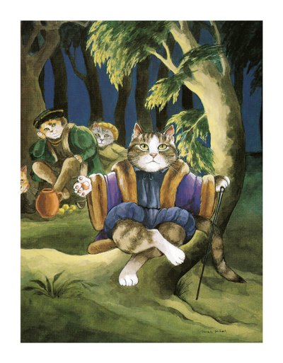 Ilustración de Gatos de Shakespeare: Poster Book (pub. 2016) de Susan Herbert