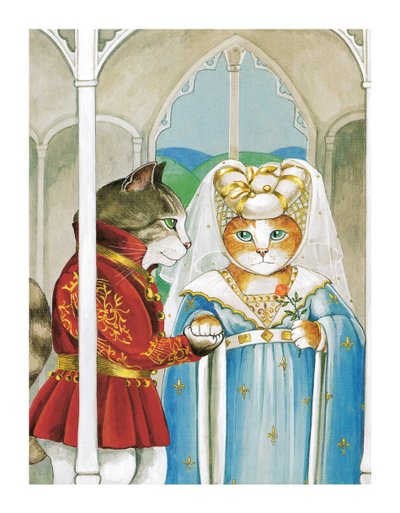 Ilustración de Gatos de Shakespeare: Poster Book (pub. 2016) de Susan Herbert