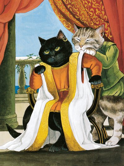 Ilustración de Gatos de Shakespeare: Poster Book (pub. 2016) de Susan Herbert