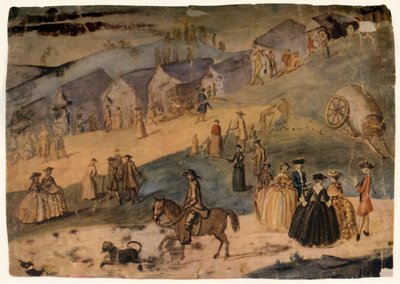 Una escena campestre, c. 1750, 1934 de Susanna Duncombe