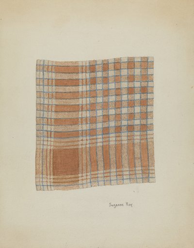Servilleta Tejida, c. 1937 de Suzanne Roy
