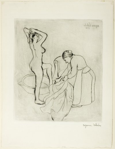 Mujer en Su Baño de Suzanne Valadon