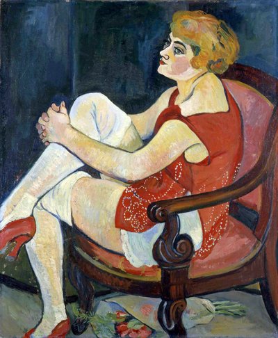 Mujer con medias blancas, 1924 de Suzanne Valadon