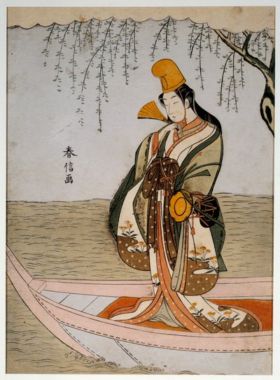 El barco de Asanuma de Suzuki Harunobu