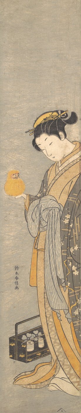 Belleza y santidad, probablemente 1770 de Suzuki Harunobu