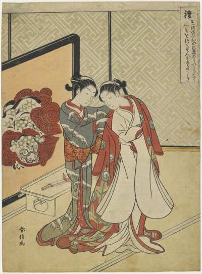 Decoro de Suzuki Harunobu