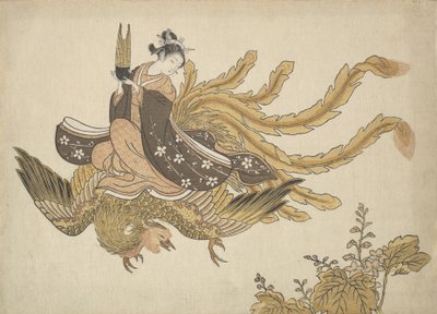 Inmortal disfrazado, ca. 1766 de Suzuki Harunobu