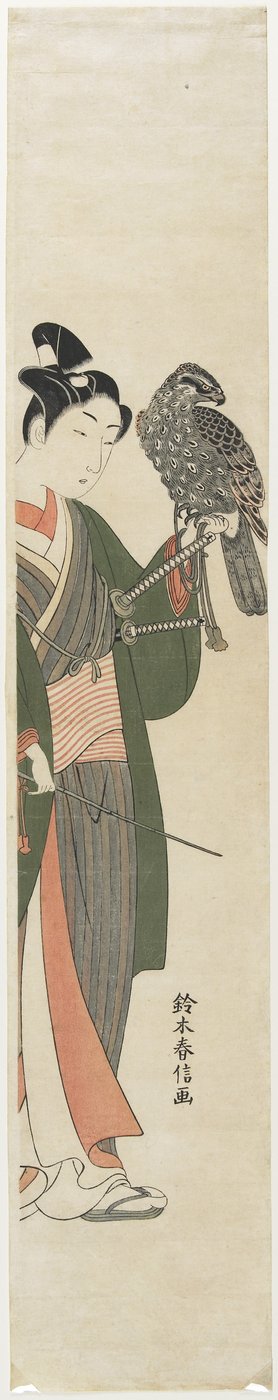 Halconero, 1769-1770 de Suzuki Harunobu