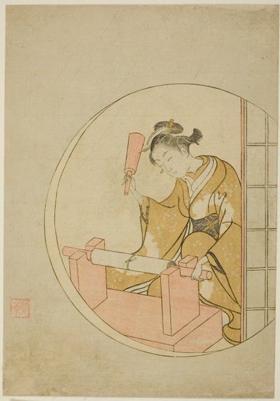 Tela de batán de Suzuki Harunobu