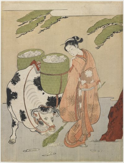 Mitate de un Pastor de Bueyes, c. 1767 de Suzuki Harunobu