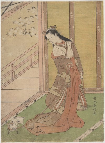 Onna San no Miya (la tercera princesa) de Suzuki Harunobu