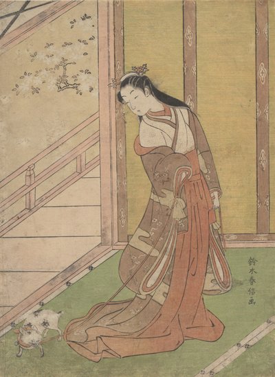 Onna San no Miya la Tercera Princesa, 1768-70 de Suzuki Harunobu