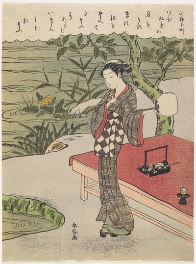 Ono no Komachi de Suzuki Harunobu