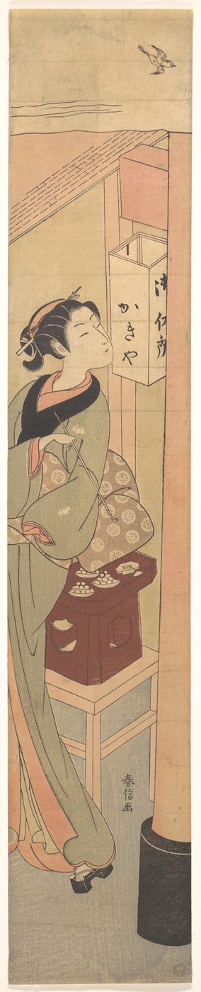 Osen vom Kagiya-Teeladen de Suzuki Harunobu