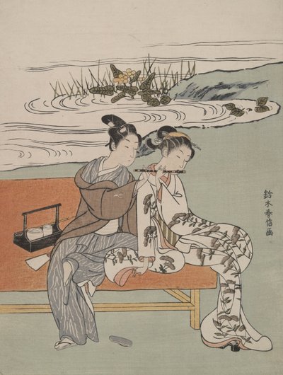 parodia del emperador X U An Zong y yang GUI non de Suzuki Harunobu