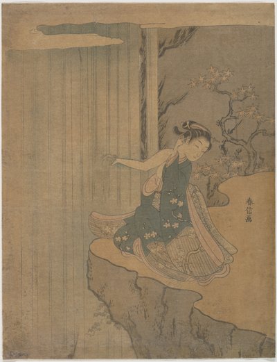 Parodia de la leyenda de Kyoyu y Sofu de Suzuki Harunobu