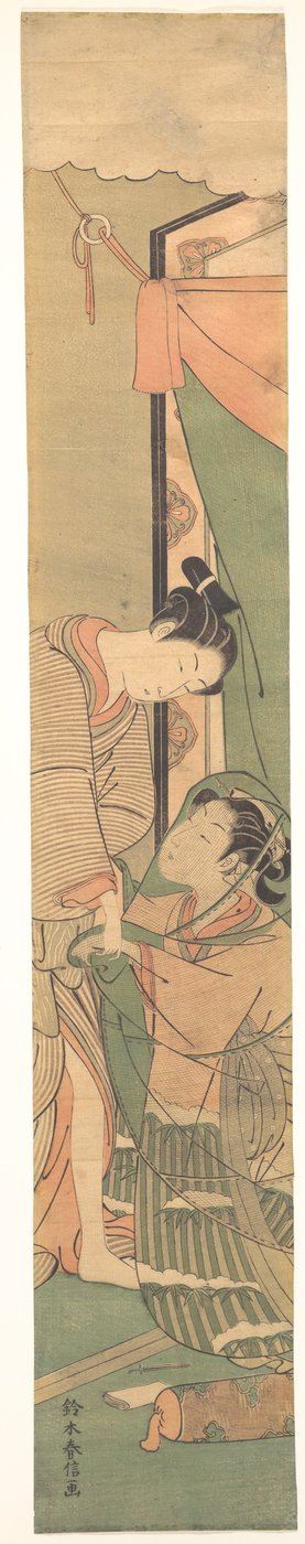 Trennung der Liebenden: Der Morgen danach de Suzuki Harunobu