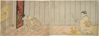 La galería de tiro con arco de Suzuki Harunobu