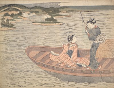 El transbordador de Suzuki Harunobu