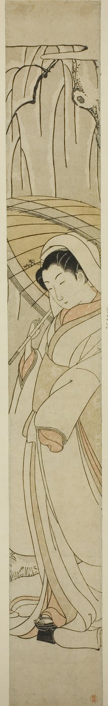 La doncella garza de Suzuki Harunobu