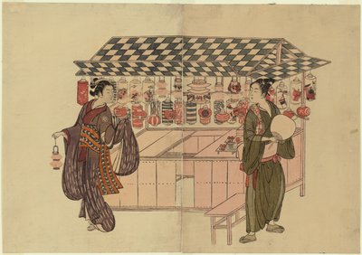 La tienda de linternas de Suzuki Harunobu