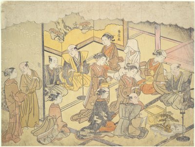La copa de sake nupcial: las ceremonias matrimoniales de Suzuki Harunobu