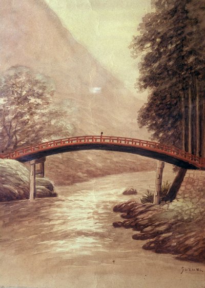 El puente de Suzuki Harunobu