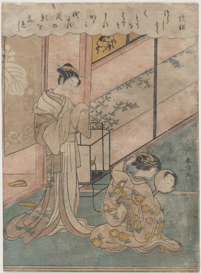 Dos damas de Suzuki Harunobu