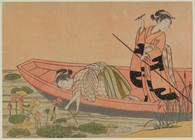 Parodia visual de Zhou Maoshu (edición posterior) de Suzuki Harunobu