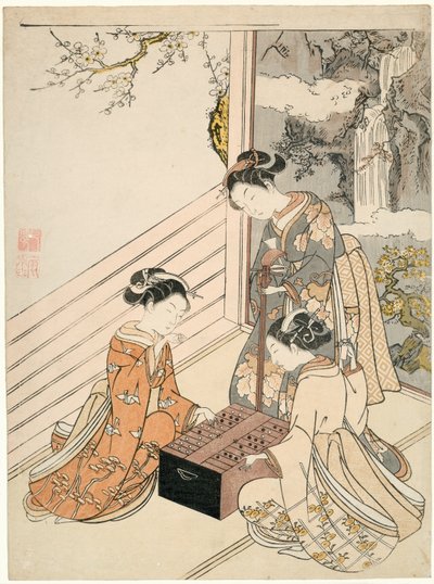 Observando el Juego de Suzuki Harunobu