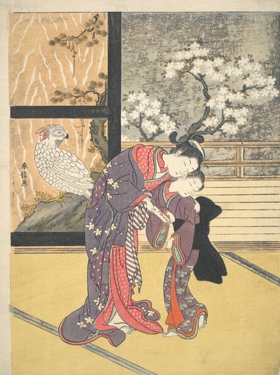 Instrucción susurrada de Suzuki Harunobu