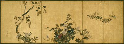 Flores de otoño e invierno de Suzuki Kiitsu