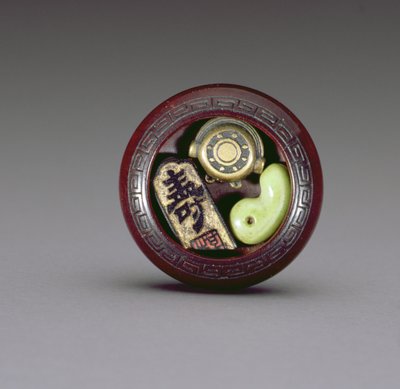 Un pequeño cuenco de limosnas, c.1880-1900 de Suzuki Tokuku