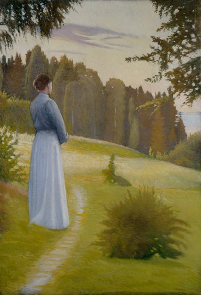 Después del atardecer (óleo sobre lienzo) de Sven Jorgensen