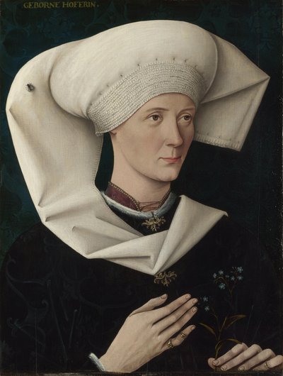 Retrato de una mujer de la familia Hofer de Swabian master