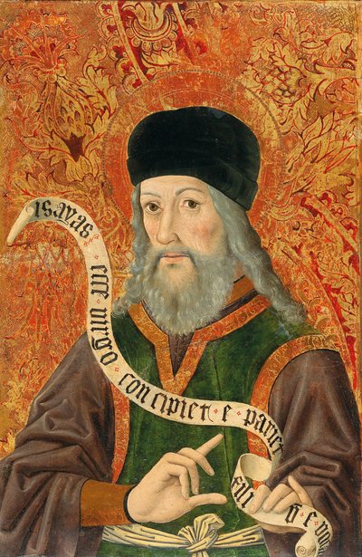 El profeta Isaías, siglo XV de Swabian master