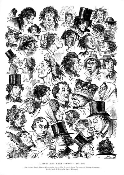 Caricaturas de Punch, 1844-1882 de Swain