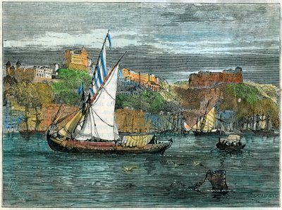 Vista de Oporto, Portugal, c1880 de Swain
