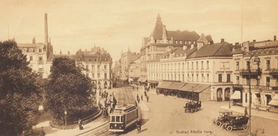 Malmo: Gustaf Adolfs torg (foto b/n) de Swedish Photographer
