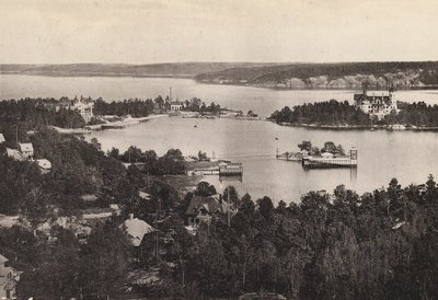 Sverige / Suecia: Stockholms Omgifningar, Saltsjobaden (fotografía en B/N) de Swedish Photographer