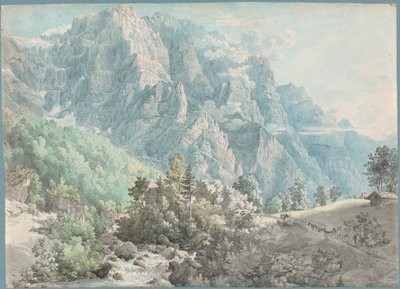 El macizo de Glärnisch en Suiza de Swiss 18th Century